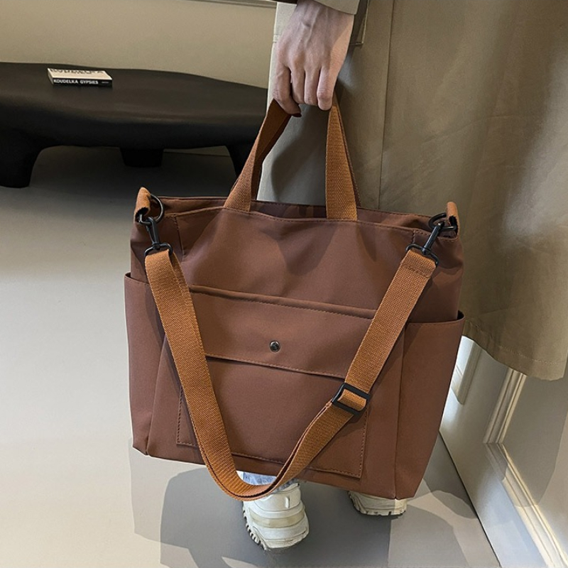 TEMU Bolso bandolera de un solo , de gran capacidad, multifuncional, de diseño de , de color liso, a y sencillo, con correa de ajustable, versátil