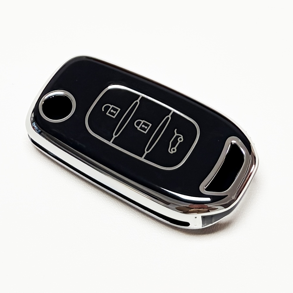 TEMU de TPU para llave de tres botones, compatible con for Renault ///Stepway//Stepway / 2/Clio/Clio 5/Arkana/