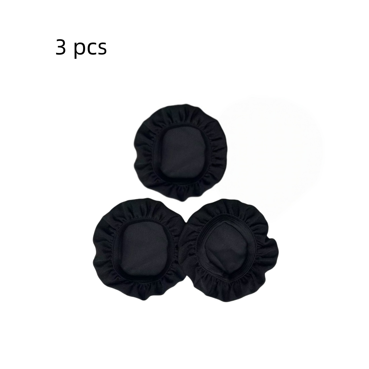 TEMU 3pcs, Dustproof Headphone Cover, Anti Sweat Headphone Ear Pad Protective Cover, Fitness And Sports Anti Sweat Dustproof, Reusable Water Washing,
