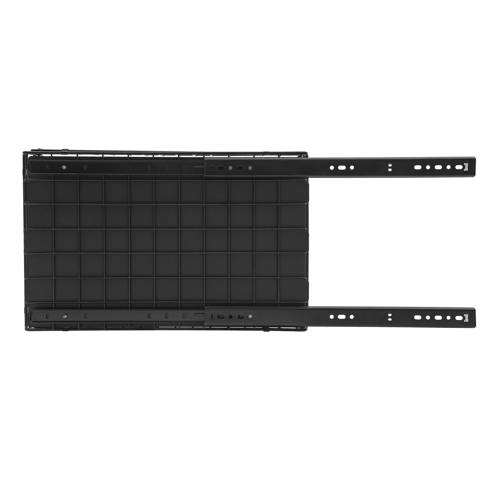TEMU Lot de 2 tiroirs télescopiques, tiroir extensible de cuisine, organisateur de placard extensible en métal pour cuisine, salle de bain, salon,