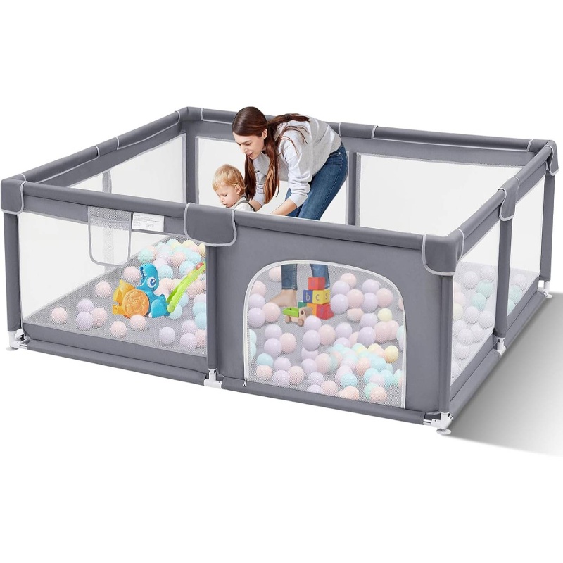 Microfiber Safety Playpen Image 1