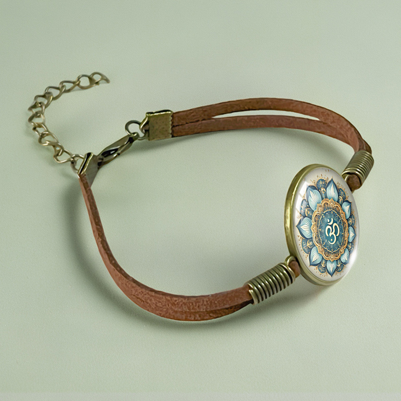 Mandala Bracelets Handmade Glass Bracelets for Men