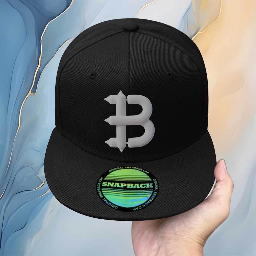 TEMU Flat-brimmed Sun Hat, Cool And Fashionable Print, Halloween Travel Vacation, Adjustable Snapback, Valentine's Gift, Suitable For Outdoor Camping