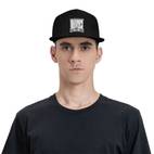1pc black snapback baseball cap with goose in breathable polyester mesh lightweight stretchy machine washable hip hop street style hip hop cap design breathable