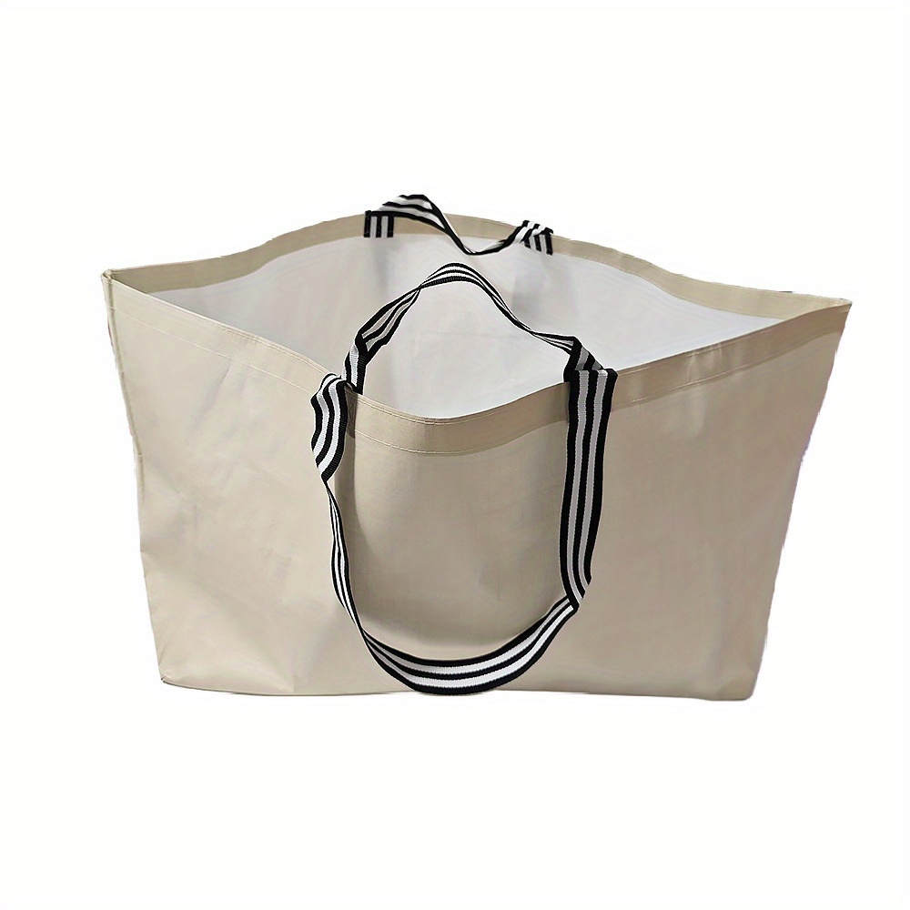 TEMU Heavy-duty Collapsible Laundry Bag - Reinforced Handles For Travel & Camping, Laundry Baskets