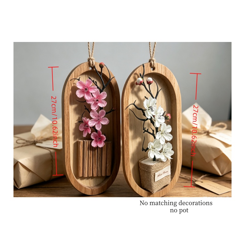 TEMU 2pcs Set Of Artificial Flowers, Home And Kitchen Supplies, With A Soft Pink Hue, Suitable For Home Decor, Room Decoration, And Indoor/outdoor