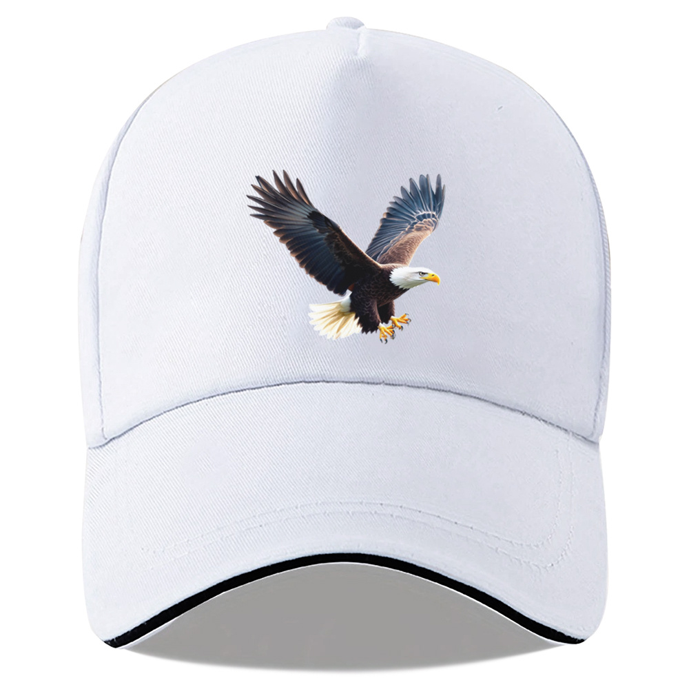 TEMU 1 Spread-winged Eagle Lightweight Baseball Cap, Stylish Travel Hat, Durable, Adjustable, Unisex