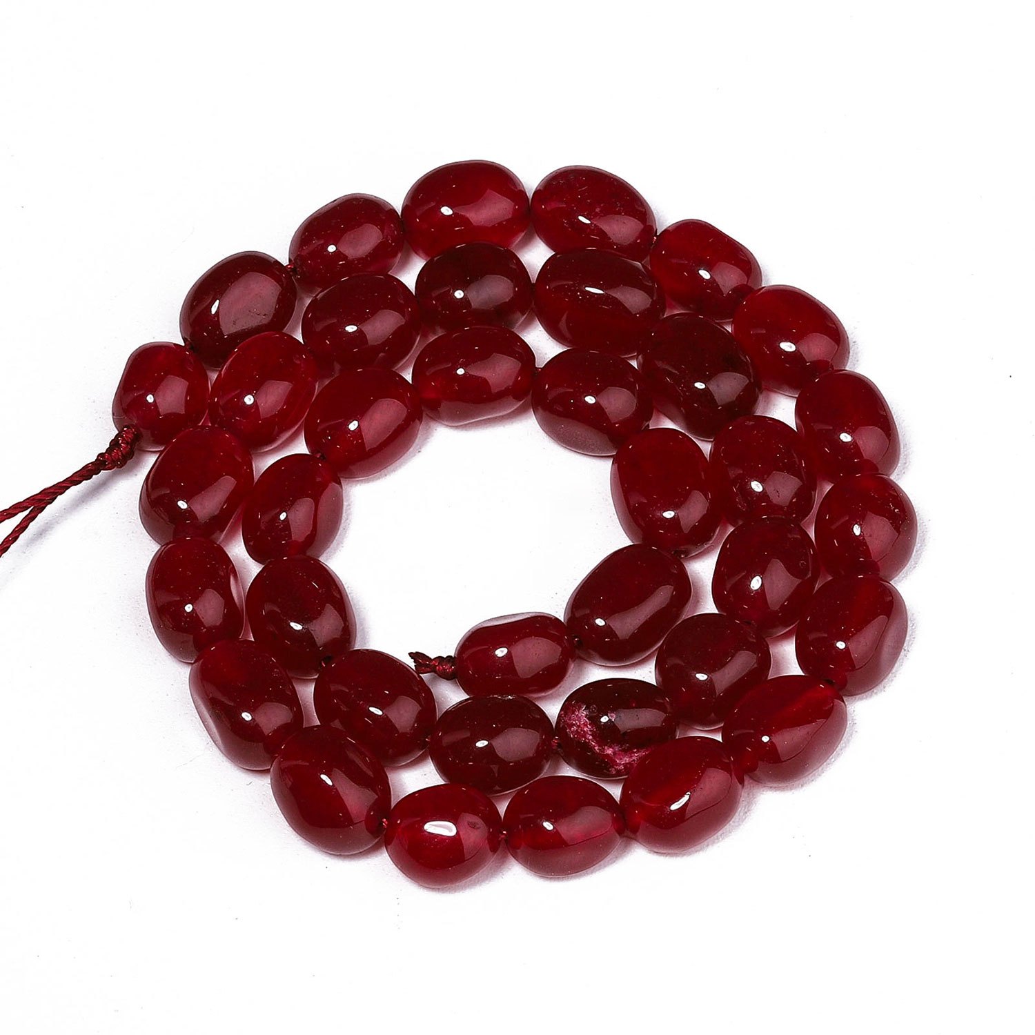 TEMU Cuentas de calcedonia de piedra natural de 8-12 mm en - Irregulares, /cortadas, aptas para hacer joyas de bricolaje, para pulseras, collares,