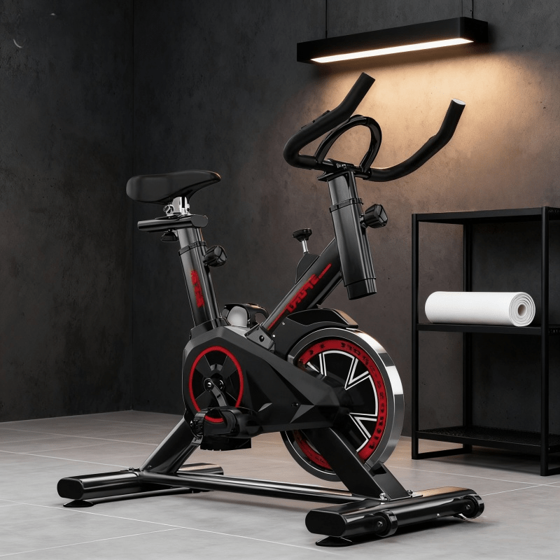 Silent Premium Spin Bike! Gift Edition, the Top -Burning Choice for Office Workers and Home Use: This Spin Bike Is an Incredibly Thoughtful Gift for Both Men and Women, an Essential Exercise Pedal Fitness Equipment for Office Workers! It Allows You