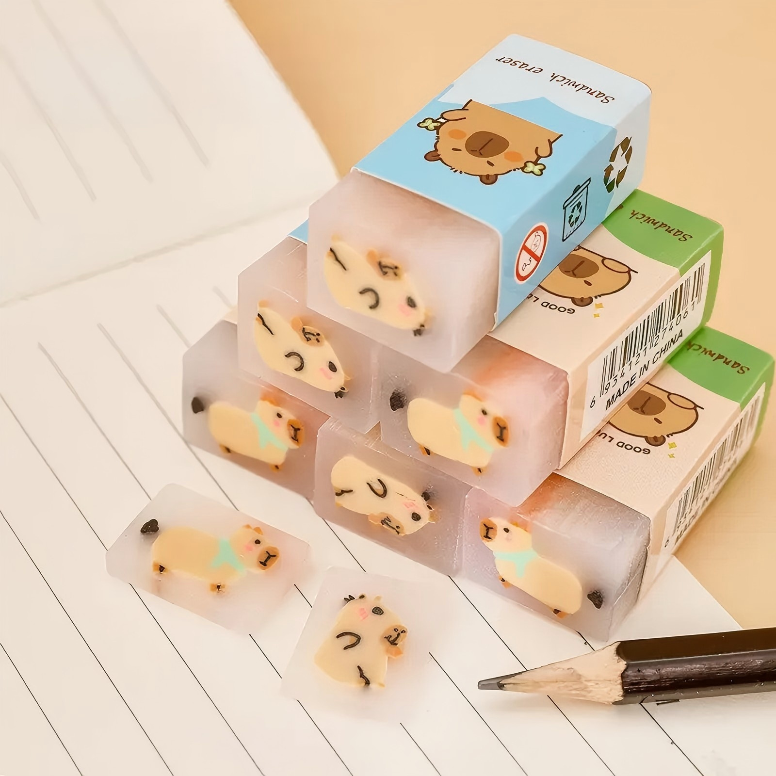 24 Niedliche Fußball-Radiergummis – Mini-Design, Perfekt Für Kinder, Schule Oder Als Geschenk