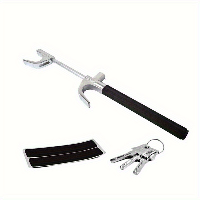 TEMU New Steering Wheel Lock Heavy Duty Car Van Anti Theft 3 Keys Uk