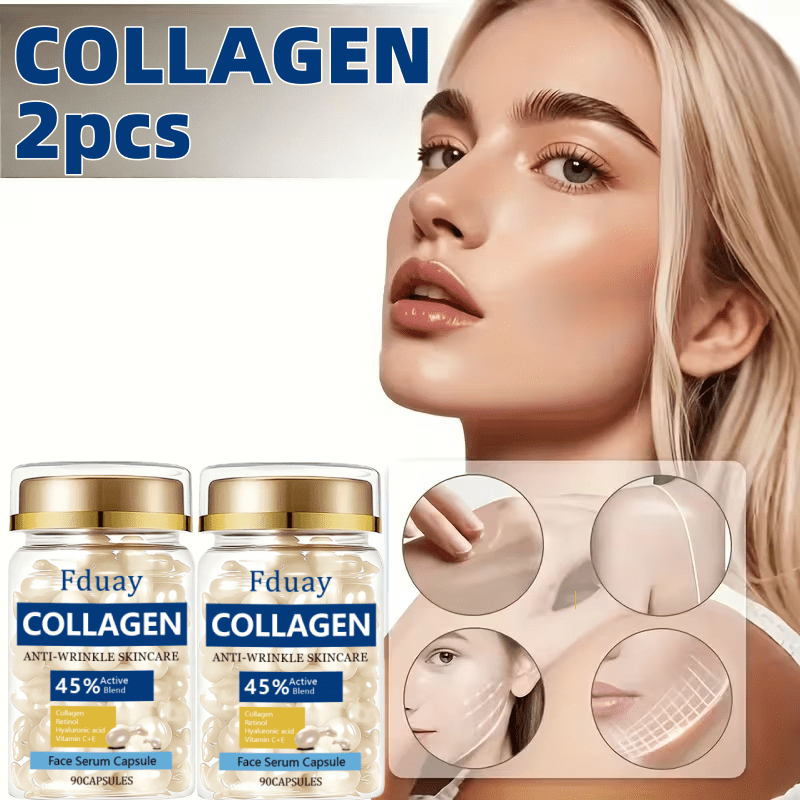 1 buc/2 buc Hidrateți rapid cu această cremă, fuziune de colagen și retinol, îmbogățită cu acid hialuronic și vitamina C pentru hidratare și nutrienți imediat, promovând o piele mai fermă și mai moale