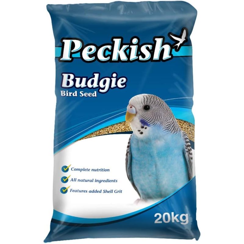 20Kg Mix of Bird Feed with Shell Grit, Providing Full Nutrition for Pet And Aviary Birds