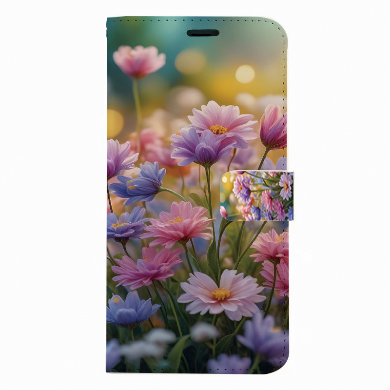 TEMU Phone Case - Flower Faux Leather Flip Wallet Phone Case With Card Slots, Stand Function - Protective Case For A30 40 50 A51 Series And S20 S21