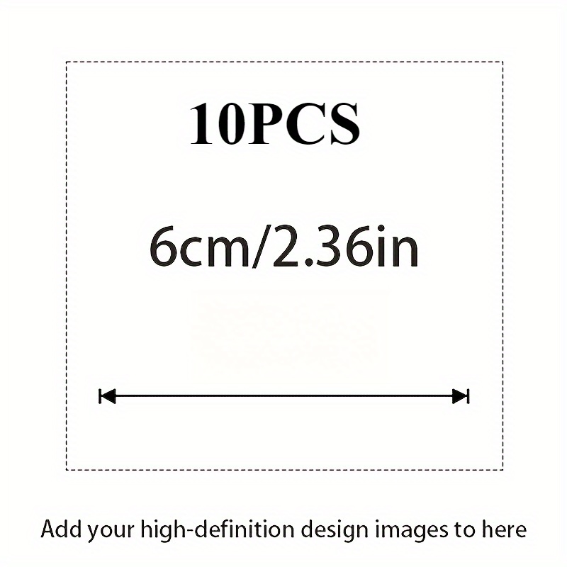 E-shop Individuell gestaltbare UV-Transfer 3D-Aufkleber - 10/50/100/200 Stück Mischfarben , Glitzer-Kristalloberfläche, selbstklebend für