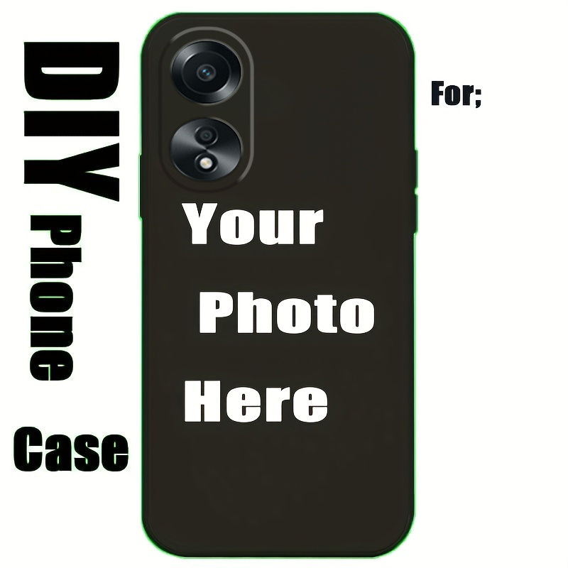 TEMU Phone Case: Customized For Oppo A58 And Oppo A60, Diy Phone Case, Personalized Protective Cover, A Memorable Photo Gift