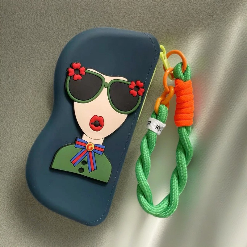 TEMU A Single Women' Case Made Of Silicone, Featuring A Vibrant Lanyard, Ideal For Convenient Storage, Perfect For Mother's Day, Everyday, And