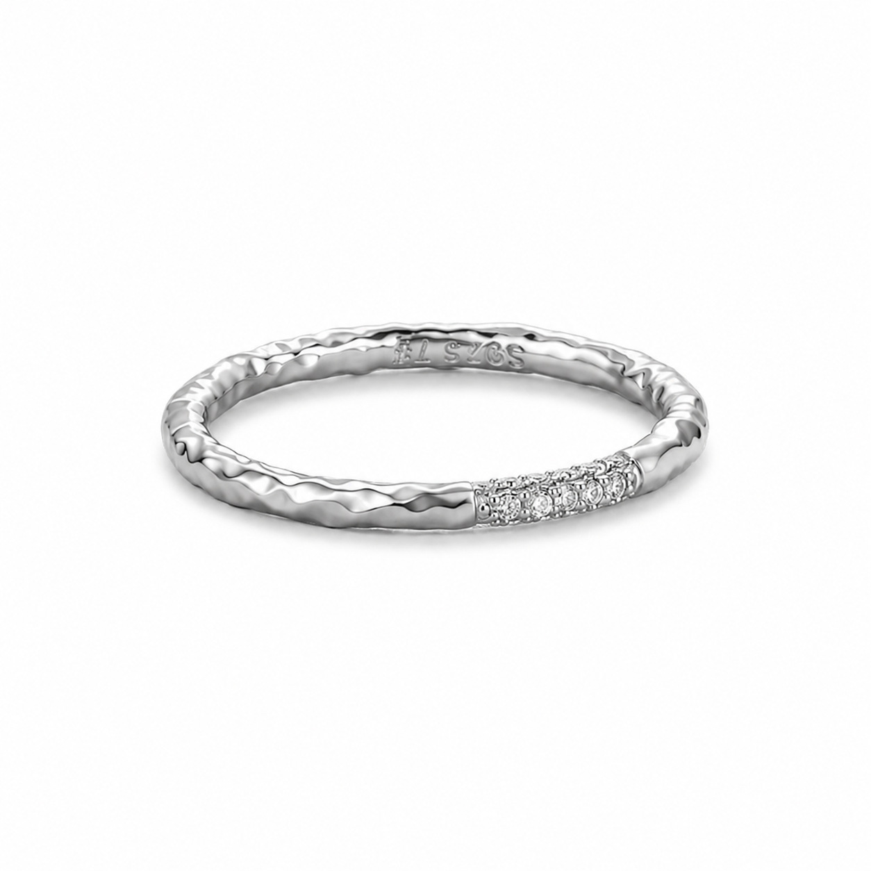 Unisex S925 Moissanite Engagement Ring, Solitaire Promise Ring