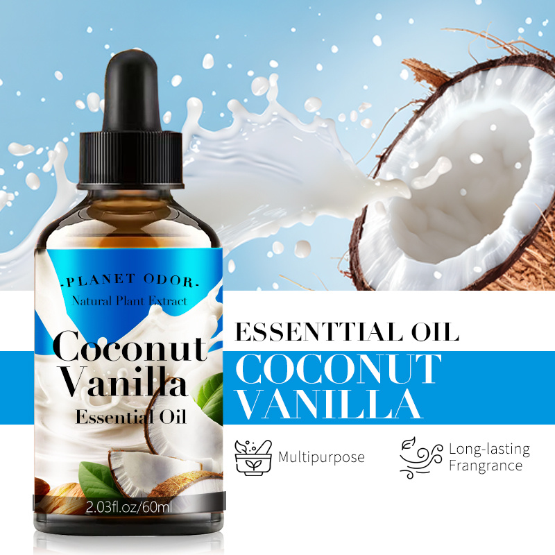 TEMU Tenalpodor Vanilla Essential Oils With A Glass Dropper, High-quality Vanilla , Suitable For Home Diffusers, Soap Crafting, And Candle Making,
