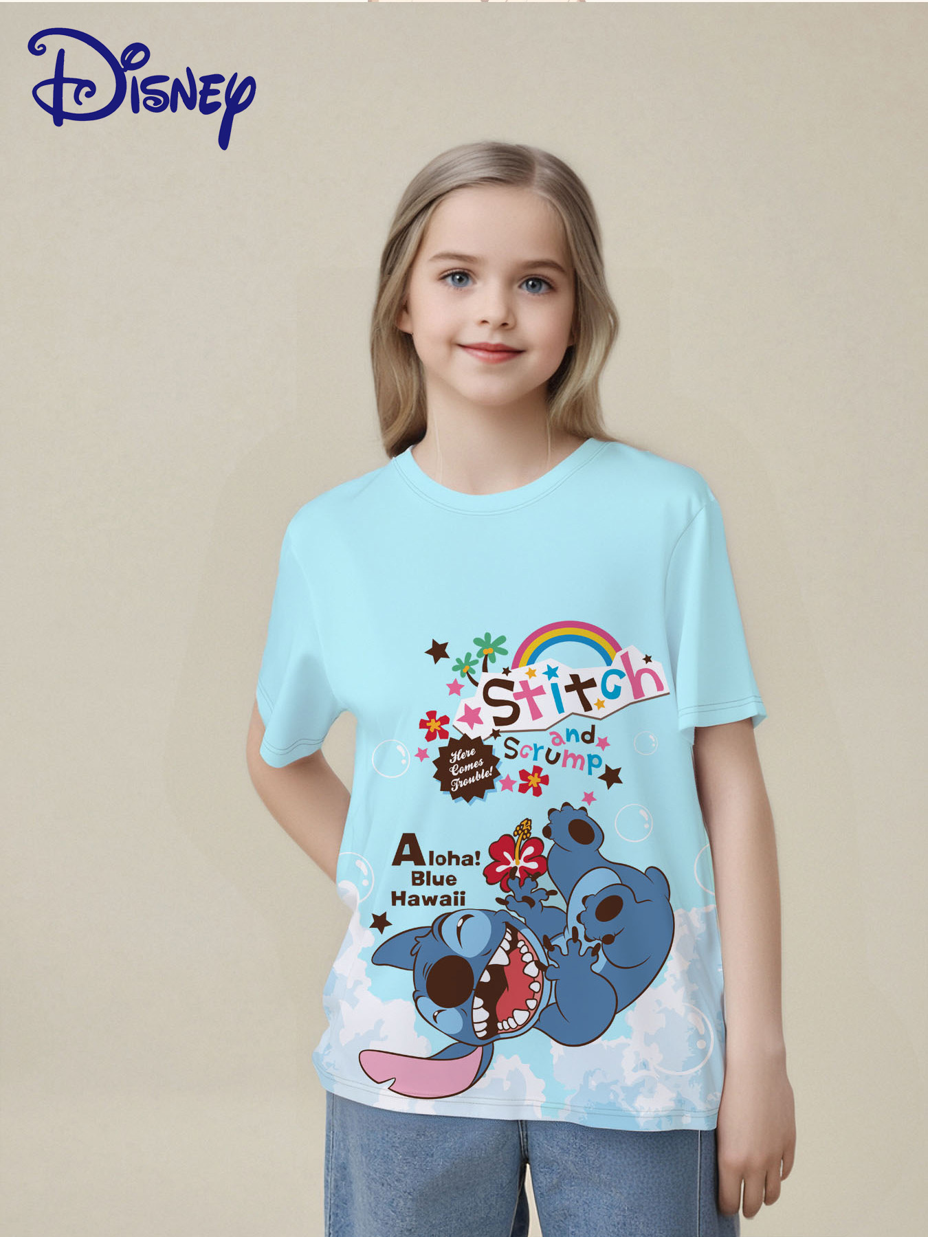TDR ディズニー アーティストコレクション スティッチ Tシャツ