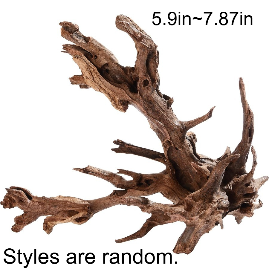 TEMU Decorative Dridriftwood For Aquarium, Size: 5.9 Inches - 7.87 Inches.suitable For Aquarium Decoration And Fish Tank Decorationfish Tanks Accessoryn. Decorative Small Wood. Random Styles.