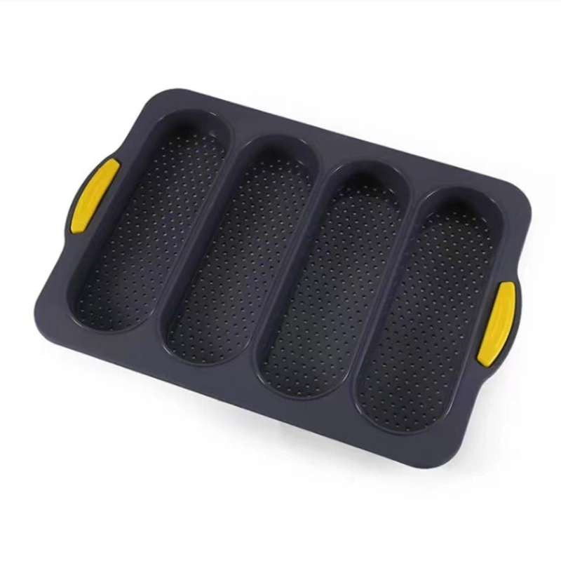 TEMU 1pc Of Baguette Baking Tray Mold, Of Bread Baking Tray, Hot Baking Tool, Hamburger Toast Baking Tray, Suitable For Homemade Bread Sandwiches,