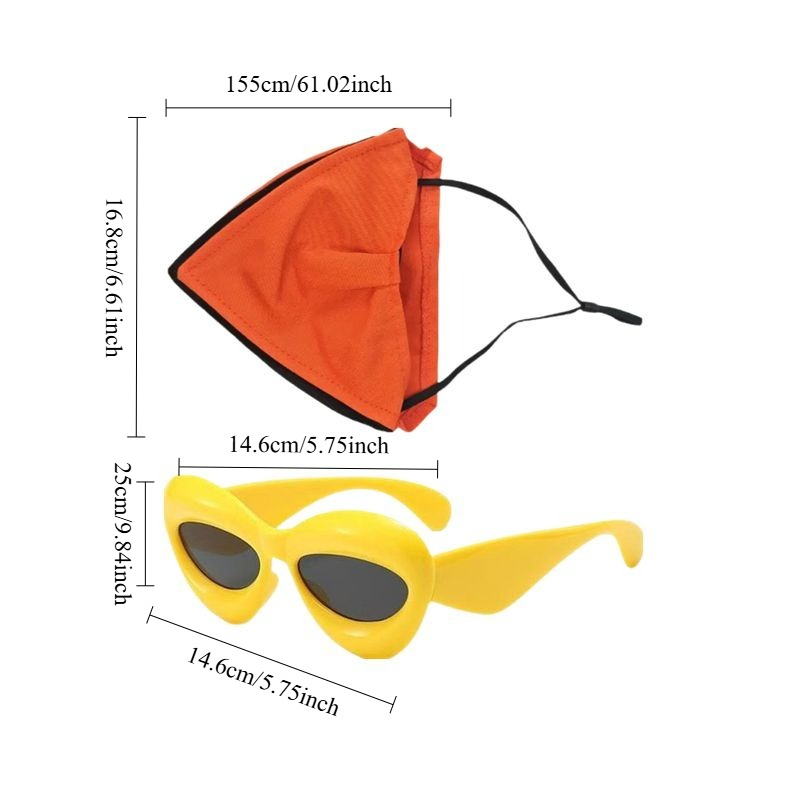 TEMU 2pcs/ Bird Beak Masks, Fun Animal Mouth Face Coverings, Women's Festive Party Masquerade Costume Accessory For Halloween, Perfect For Christmas