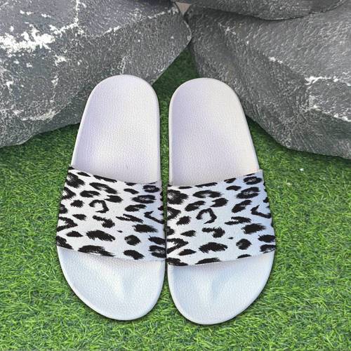 womens leopard print slip on sandals comfortable lightweight and versatile indoor outdoor slippers with t strap design eva insole and microfiber leather upper leopard print sandals