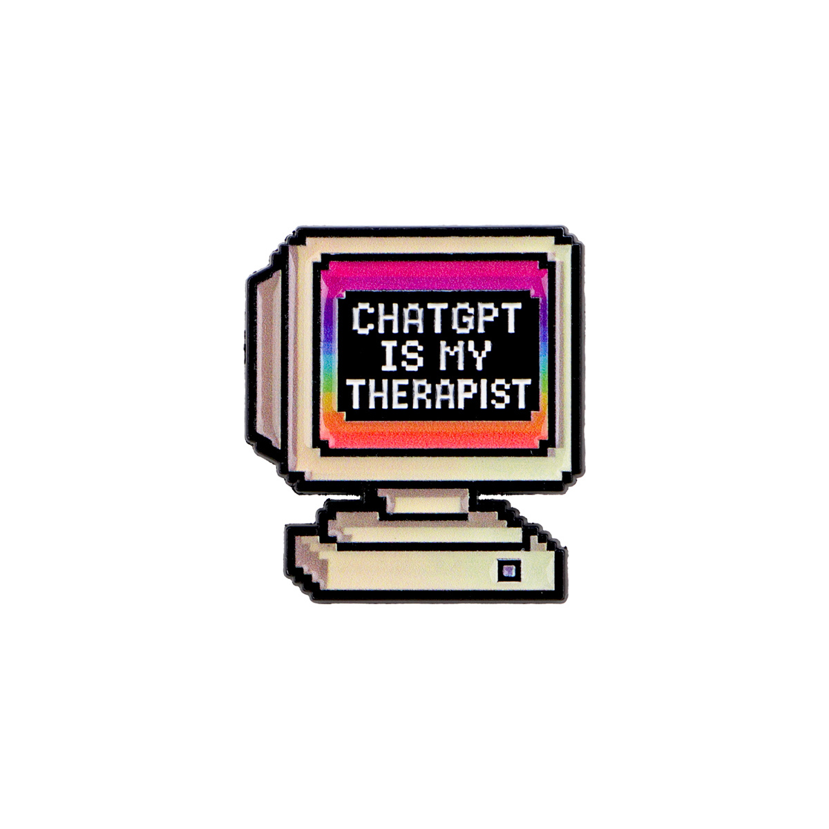TEMU 1pc Is Vintage Computer Brooch For Clothes Badges Pin Accessories For Jewelry Gift Backpack Badge Brooches Lapel Pins
