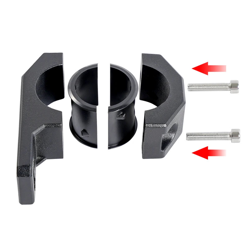 TEMU 1 Motorcycle Mounting Bracket, -type Bracket, Led Tube Bracket, Made Of Aluminum Alloy, Precise Structure, , Stable And Durable, No Bending