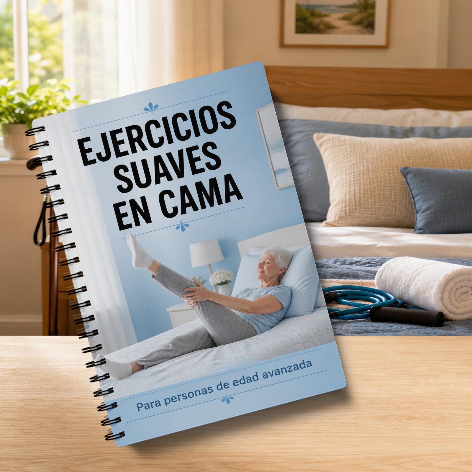 TEMU Planificador de Ejercicios para Mayores Versión Española, de Movilidad , Rastreador de Estiramientos de , Registro de de , Práctica de