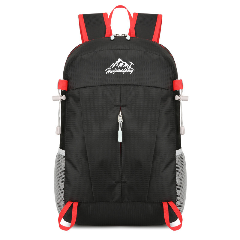 Outdoor Nylon Backpack, Compressible, Suitable For Hiking And Cycling