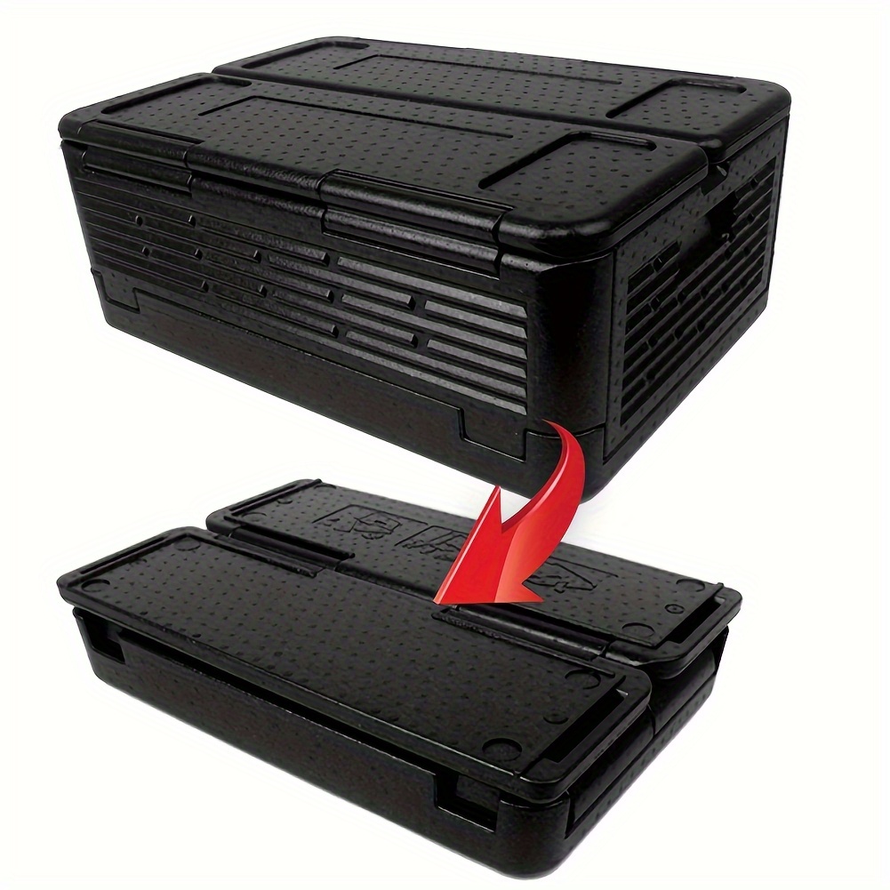 TEMU Folding Cooler Box, Large Capacity 60 For Barbecue And Picnic, Outdoor Use, With Insulation And Light Shielding, Large Folding Cooler Bag