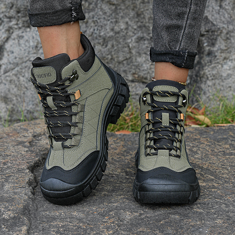 Women's Retro Boots, Thick-Soled Comfortable Wide Toe Outdoor Shoes