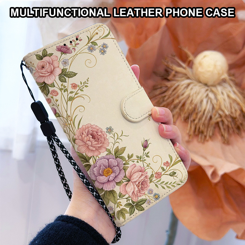 TEMU Phone Case - [2dflat] Magnetic Flip Wallet Phone Case Suitable For For Galaxy S26/s26 Plus/s26 Ultra/s25/s25 Plus/s25 Fe/s25 Ultra/s24/s24