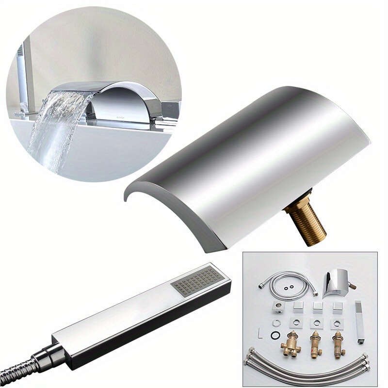 Luxury Bathroom Faucet - Modern Chrome Bath Sink Mixer Tap