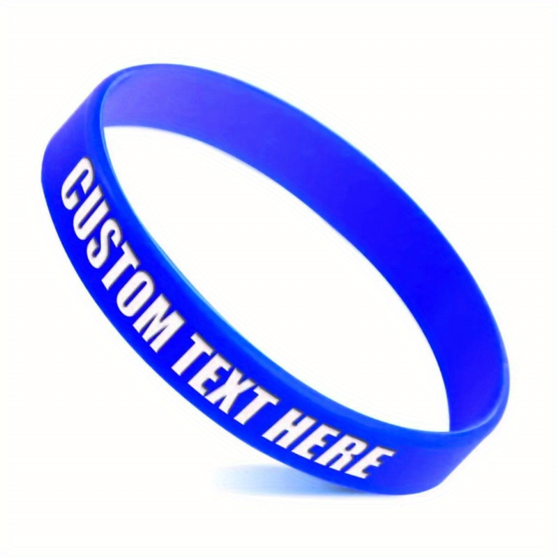 77pcs Custom Silicone Bracelets, Gift for Her