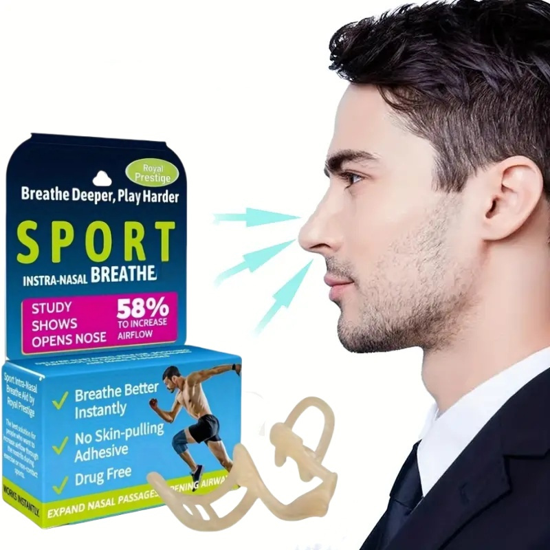 

2pcs Of Sports Sleep Nasal Dilators, Increase Air And Breathing, Making Breathing - Beneficial To Sleep And Breathing Quality!