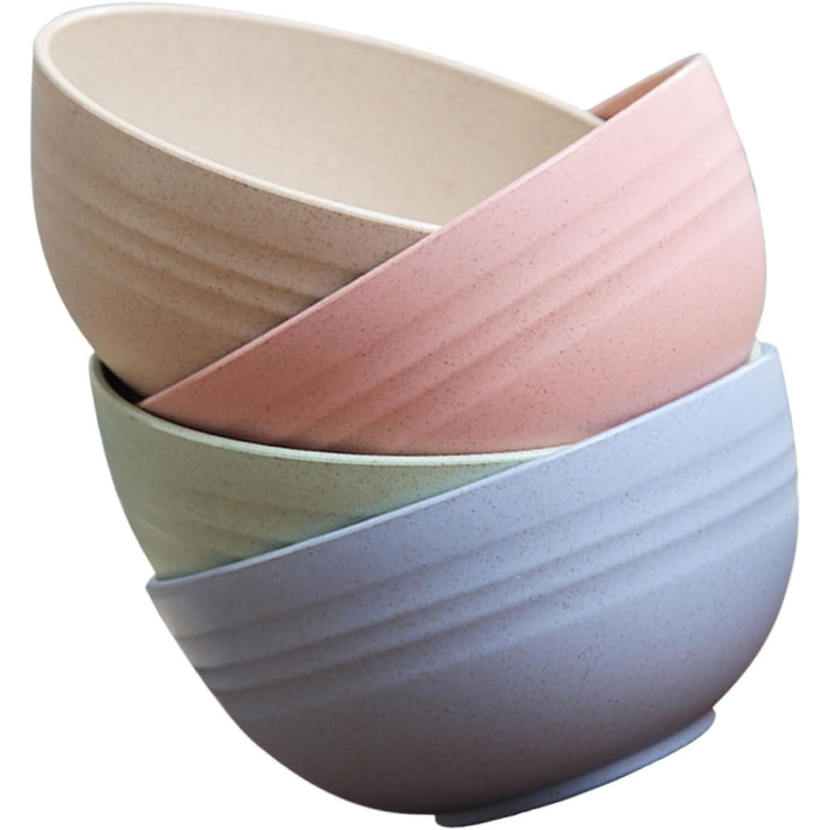Temu – TEMU 8pcs Set(four Bowls Spoons), -resistant And Cereal Bowls, Reusable Soup Bowls Suitable For Household And Restaurant Use