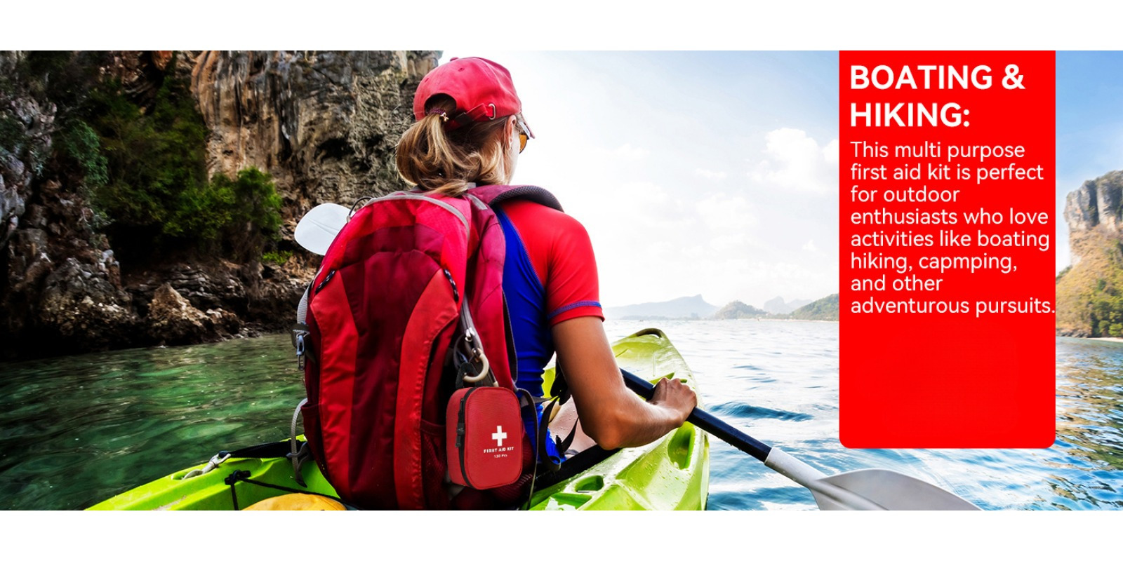 [Emergency First Aid Kit] 130pcs Travel First Aid Kit | Family First Aid Camping Bag, Medical Pouch For Travel, Workplace, Home, Garage, Emergency Bag, Emergency Survival Hiking Kit