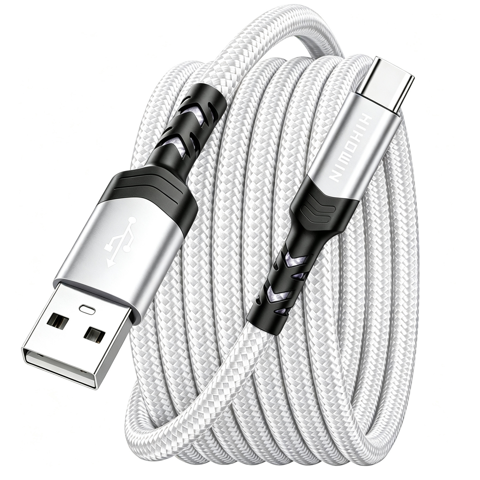 TEMU Fast Charging Usb C Cable, Nylon Braided Usb-a To Usb-c Cable, Type C Charge Cable Suitable For Galaxy S27/s26/s25/s24 For Lg For And More