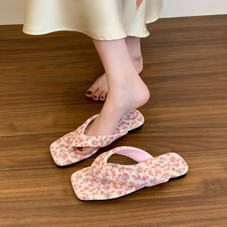 womens non   flops lightweight soft sole slip on shoes with cushioned pu outsole slip resistant for home beach travel   in   tan beige womens house shoes casual footwear indoor slippers opentoe style  able lining   slippers   Product details 3