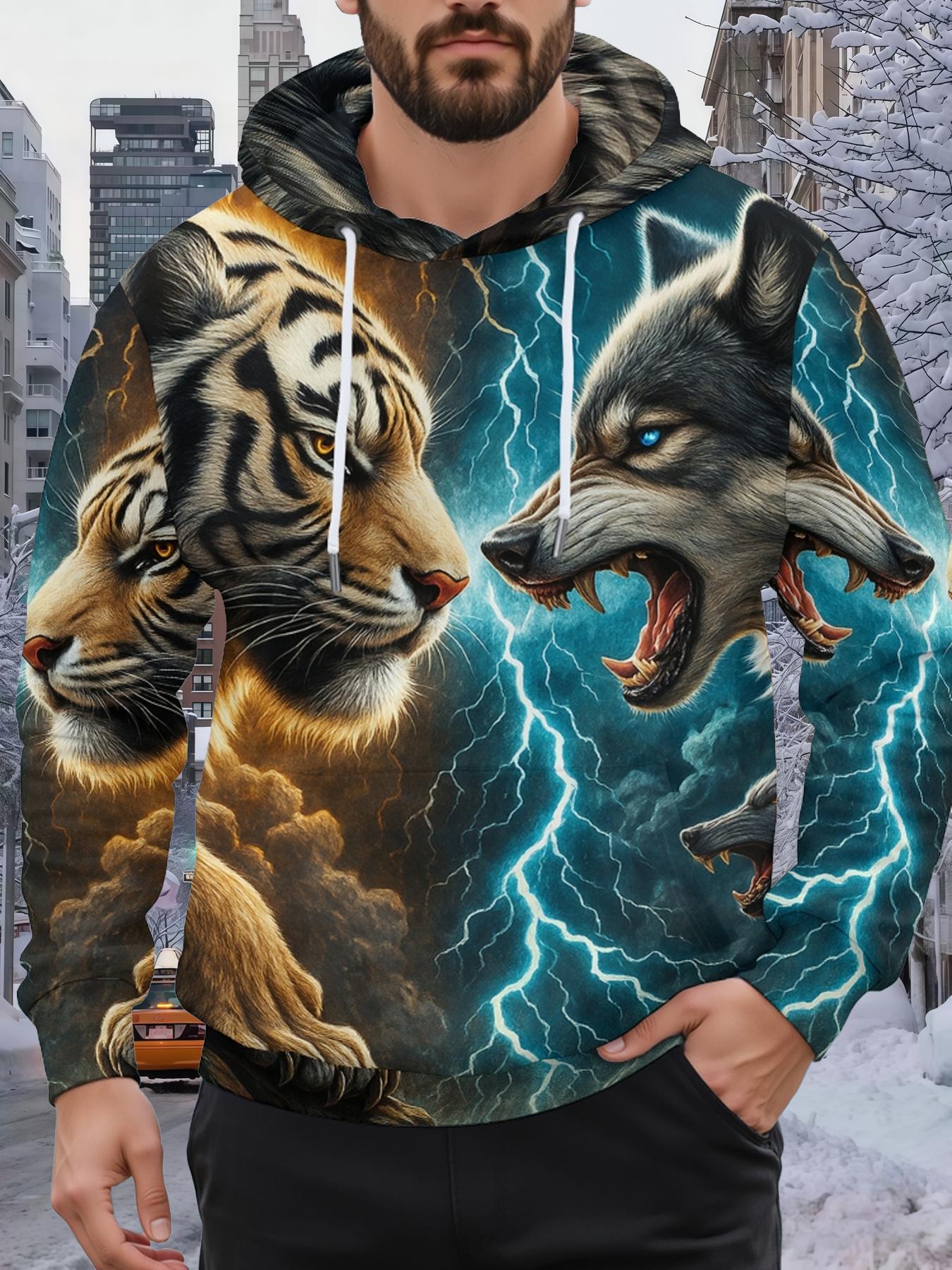 tiger sweater men sold on Temu United States