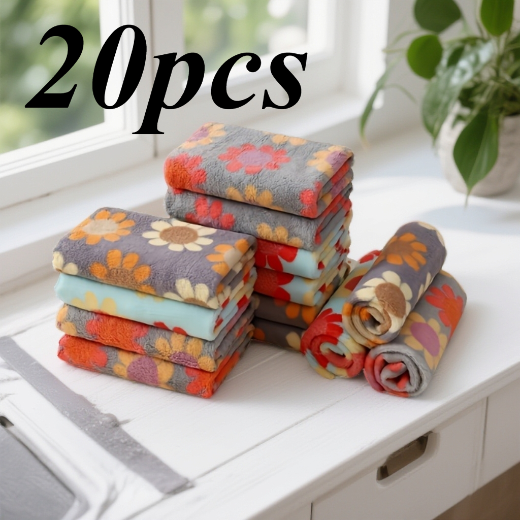 E-shop 20 Stück verbesserte, sortierte Mikrofaser- im böhmischen Stil – super saugfähig, ultraweich. Fusselt nicht, verziert mit floralen geometrischen
