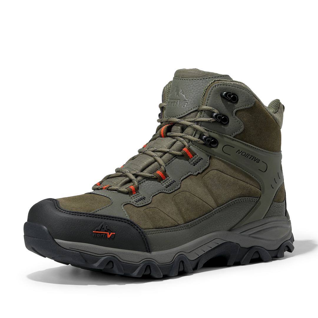 Image of Nortiv8 Men's Trekking & Hiking Boots | Outdoor Backpacking Shoes For Medium & Mountain Walking
