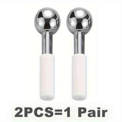 ice globes facial rollers stainless steel cooling massage tools for face neck eyes portable relax for swelling reduction