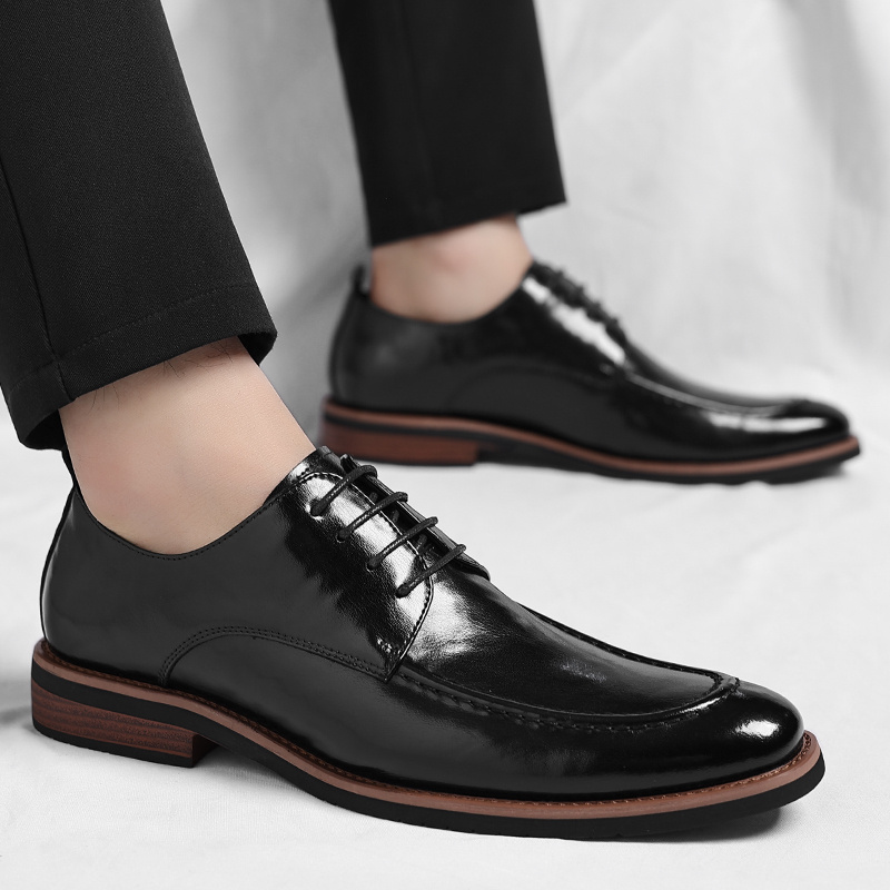 mens formal dress shoes laces featuring a comfortable - Temu Bahrain