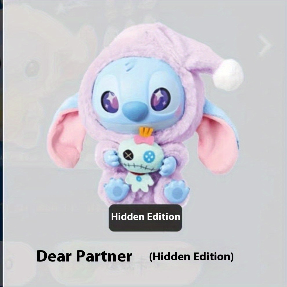 Stitch Vinyl Plush Doll Mystery Box - Surprise Character Expression & Accessory! Official Stitch Collectible, Pastel Colors (Blue, Pink, Yellow,) - Birthday, Christmas, Halloween Gifts for Kids & Fans - Anime Decoration, Best for Christmas