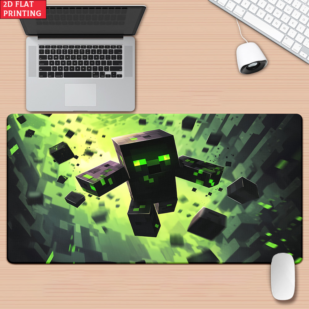 TEMU 1pc Large Xxl Non-slip Desk Pad Compatible For Computer, Gaming & Office - Abstract Mouse With Rubber Base &, Suitable For Pc, Laptop,