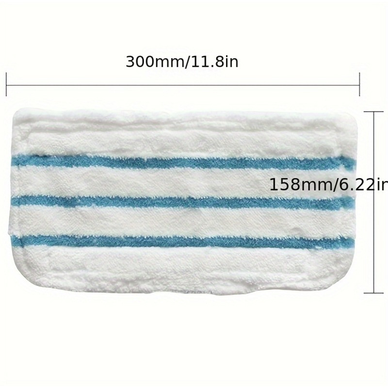 4 pack black decker steam mop cloth pads compatible with  1600  1610  1620   microfiber floor cleaning accessories easy   replacement details 2